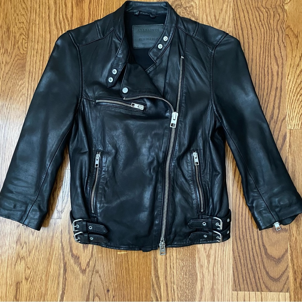 All Saints leather jacket